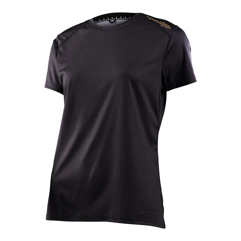 Womens Lilium Ss Jersey Solid Black