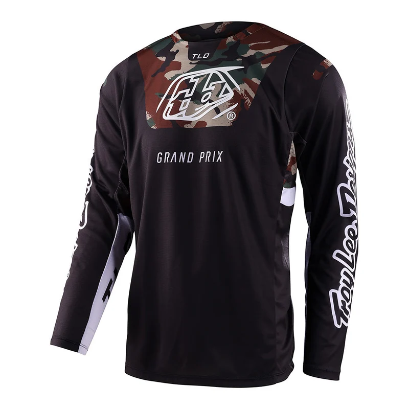 Gp Pro Jersey Blends Camo Black / Green