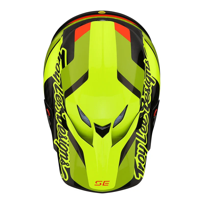 Se5 Carbon Helmet W/Mips Omega Black / Flo Yellow