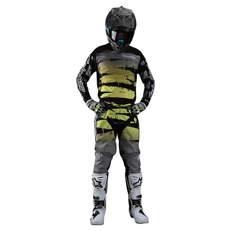 Gp Pant Brushed Black/Glo Green