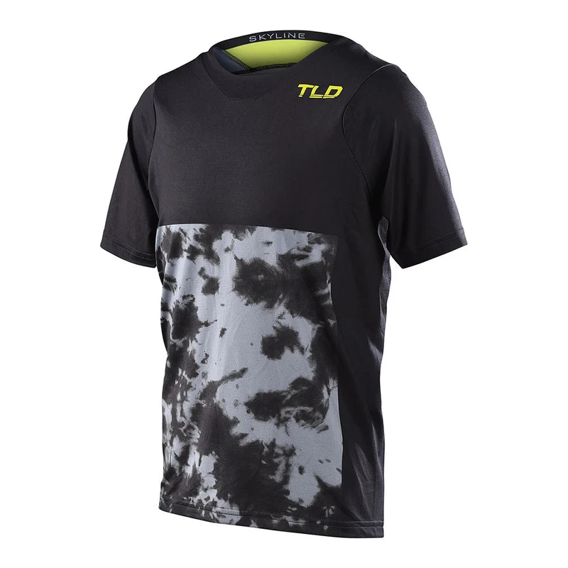 Youth Skyline Short Sleeve Jersey Breaks Charcoal