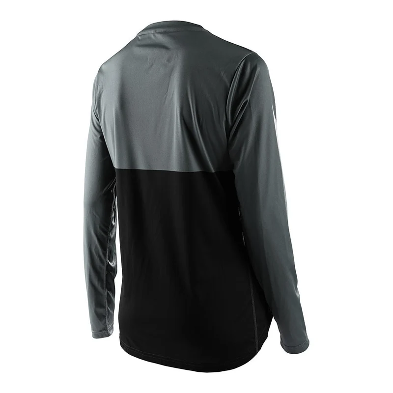 Womens Lilium Long Sleeve Jersey Block Green/Black