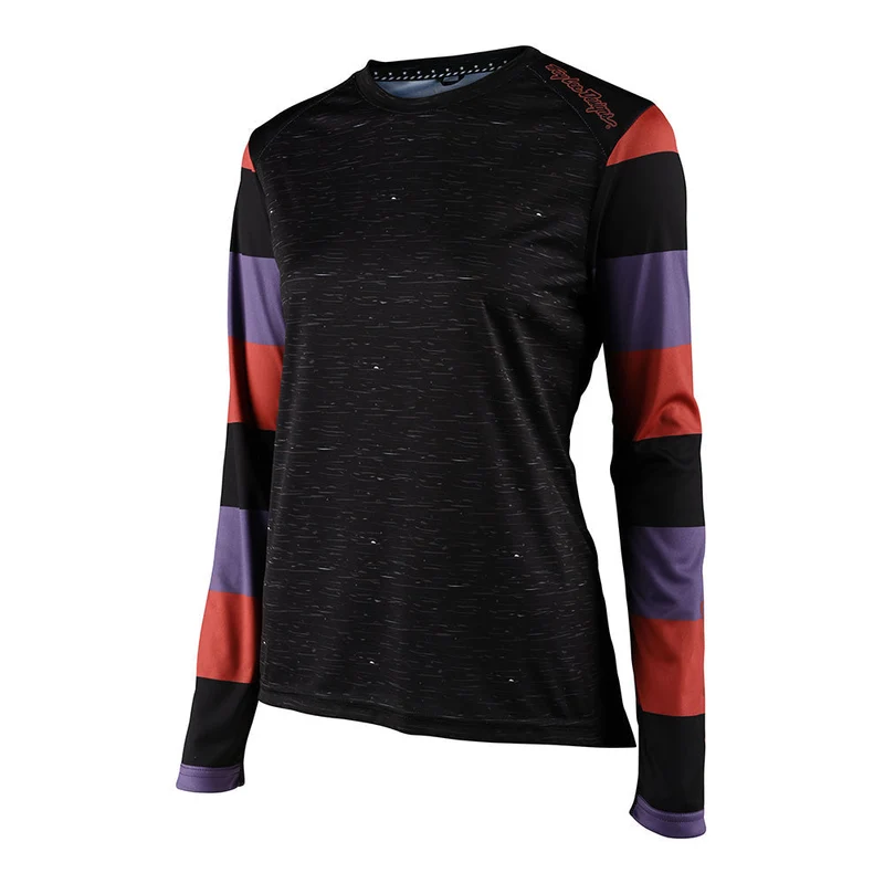 Womens Lilium Long Sleeve Jersey Rugby Black