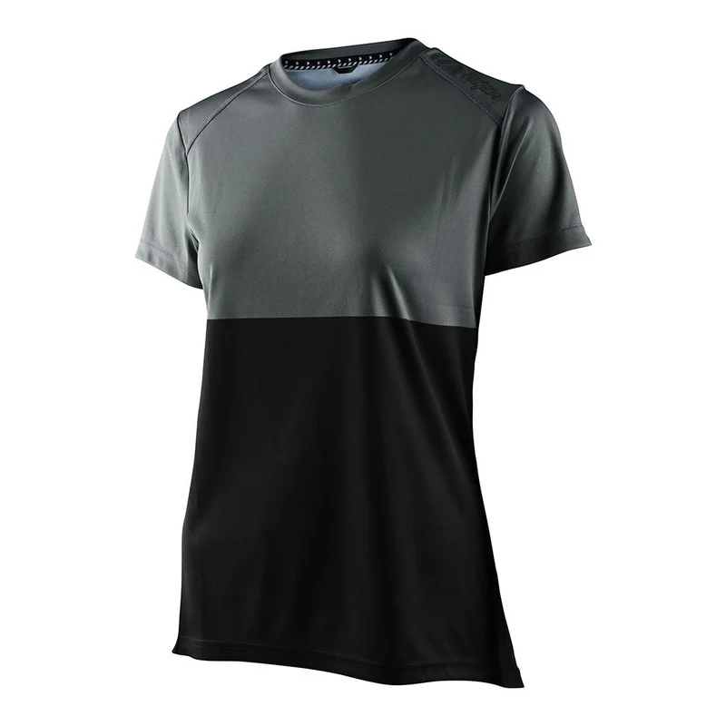 Womens Lilium Short Sleeve Jersey Block Green/Black