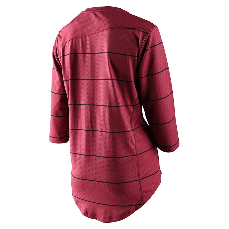Womens Mischief Long Sleeve Jersey Pinstripe Elderberry