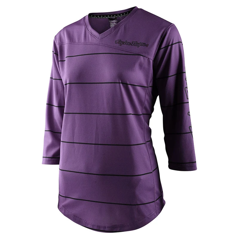 Womens Mischief Long Sleeve Jersey Pinstripe Orchid