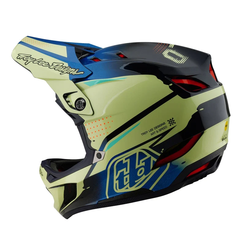 D4 Composite Helmet W/MIPS Drip Glo Yellow