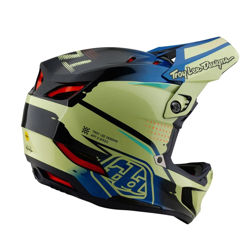 D4 Composite Helmet W/MIPS Drip Glo Yellow
