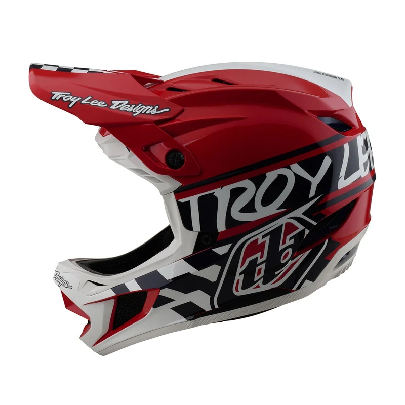 D4 Polyacrylite Helmet W/MIPS Fifty-50 White / Red