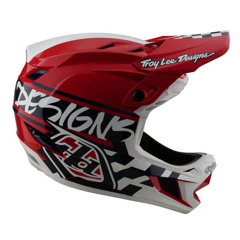 D4 Polyacrylite Helmet W/MIPS Fifty-50 White / Red