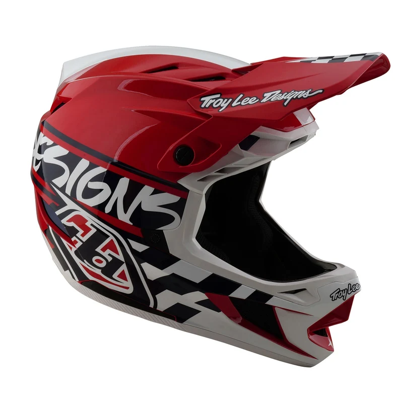 D4 Polyacrylite Helmet W/MIPS Fifty-50 White / Red