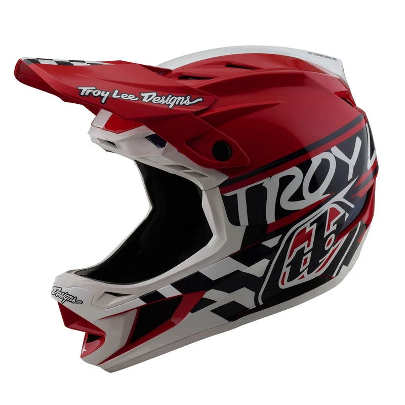 D4 Polyacrylite Helmet W/MIPS Fifty-50 White / Red