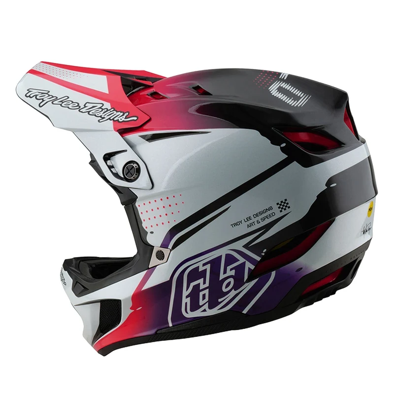 D4 Carbon Helmet W/MIPS Drip White