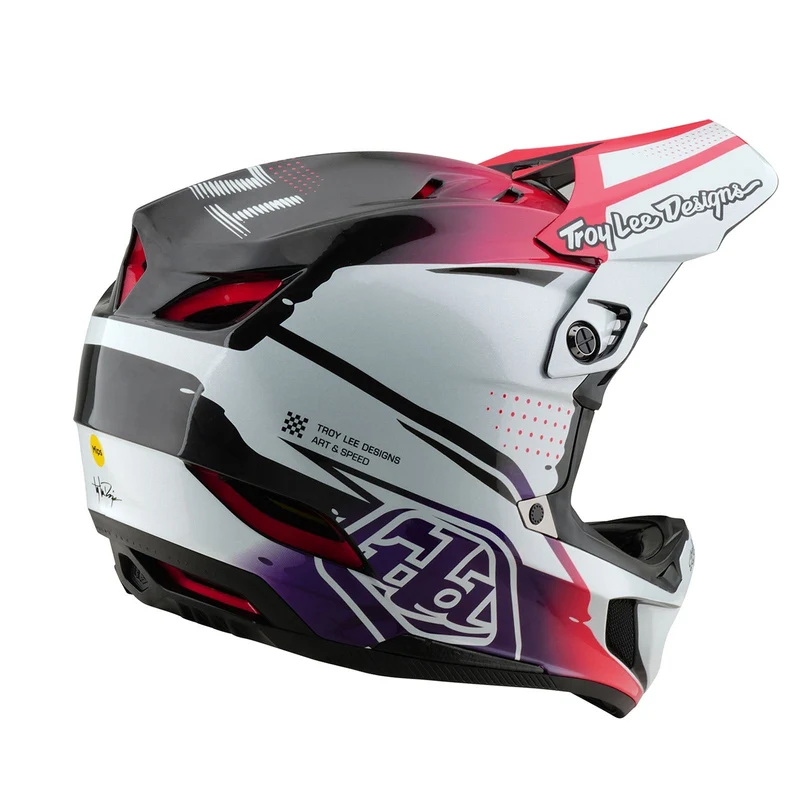 D4 Carbon Helmet W/MIPS Drip White