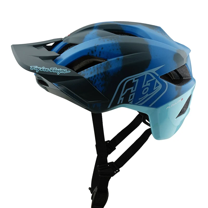 Flowline SE Helmet W/MIPS Badge Camo Blue