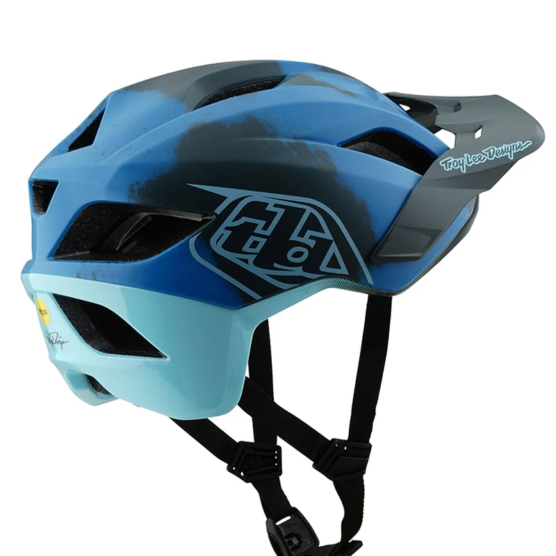 Flowline SE Helmet W/MIPS Badge Camo Blue