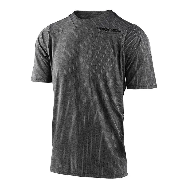 Skyline Short Sleeve Jersey Solid Heather Dark Grey