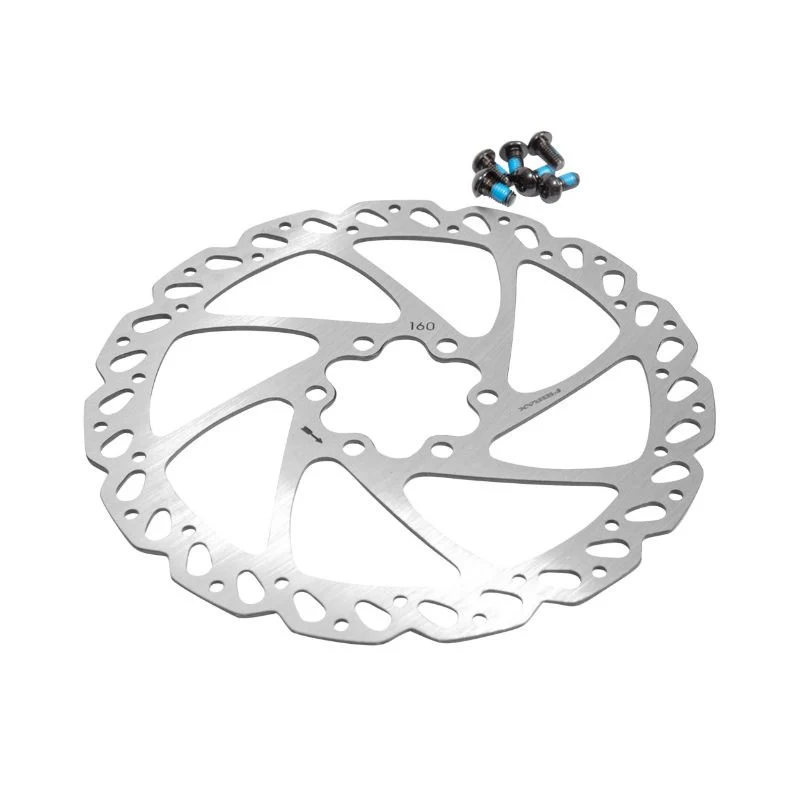 DISQUE DE FREIN VTT 6 TROUS FIBRAX COMPATIBLE SHIMANO ET AUTRES 160mm -118grs