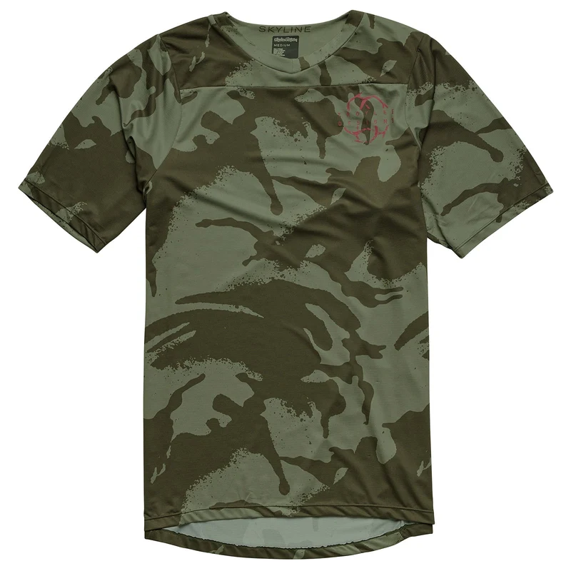 Skyline SS Jersey Shadow Camo Olive