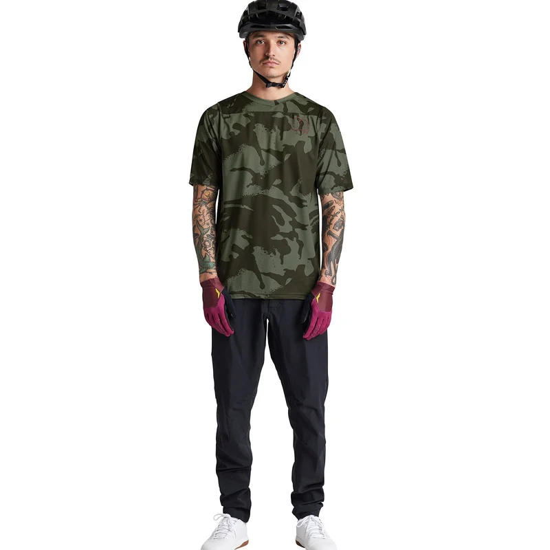 Skyline SS Jersey Shadow Camo Olive