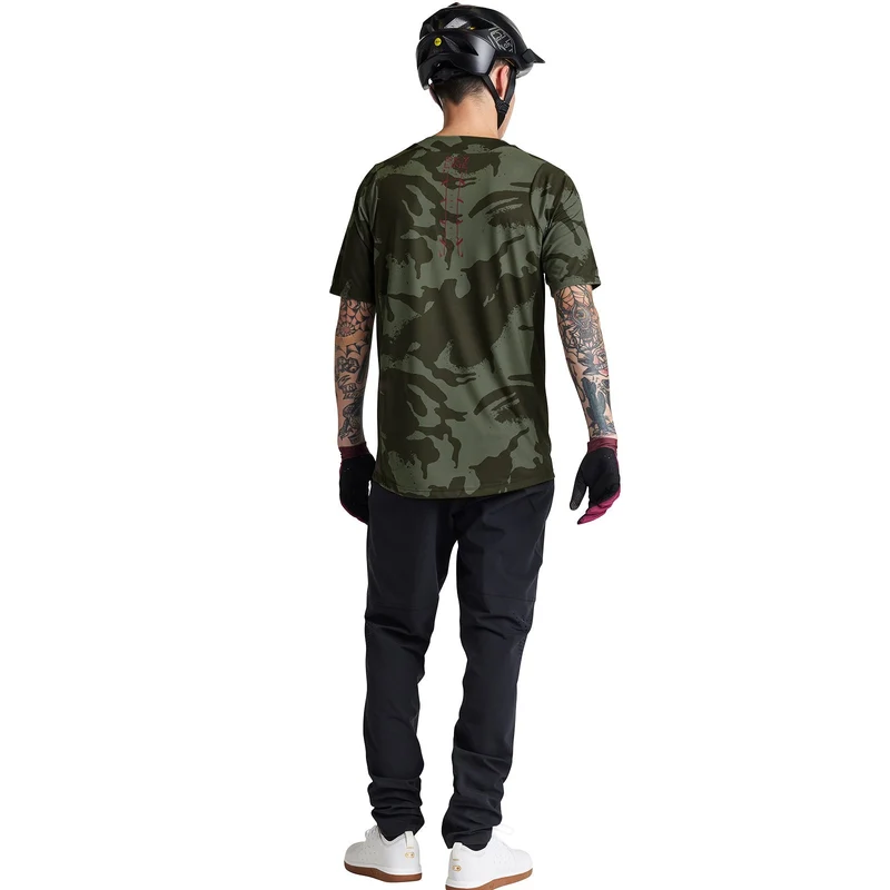 Skyline SS Jersey Shadow Camo Olive