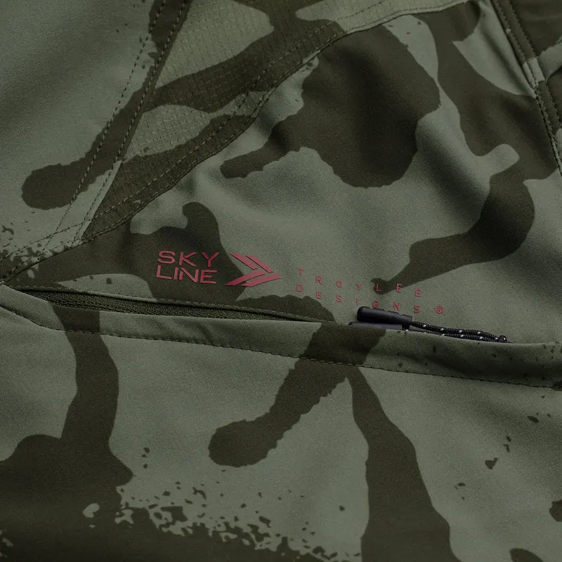 Skyline Short W/liner Shadow Camo Olive