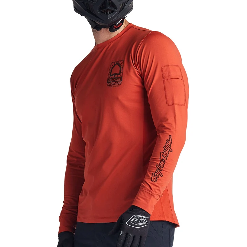 Ruckus Long Sleeve Ride Tee Create to Destroy Brick