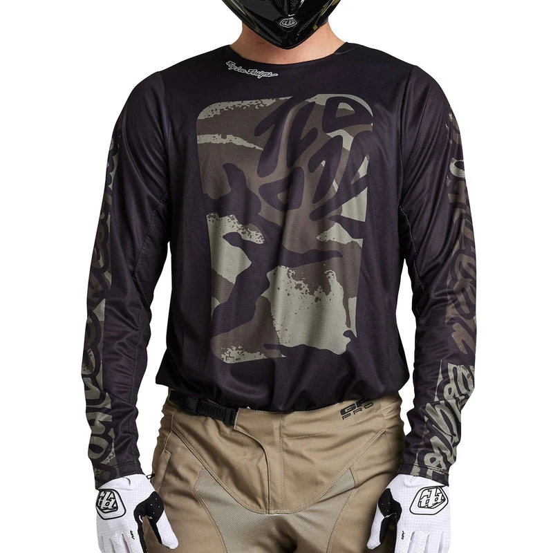 GP Pro Jersey Boxed in Black / Olive