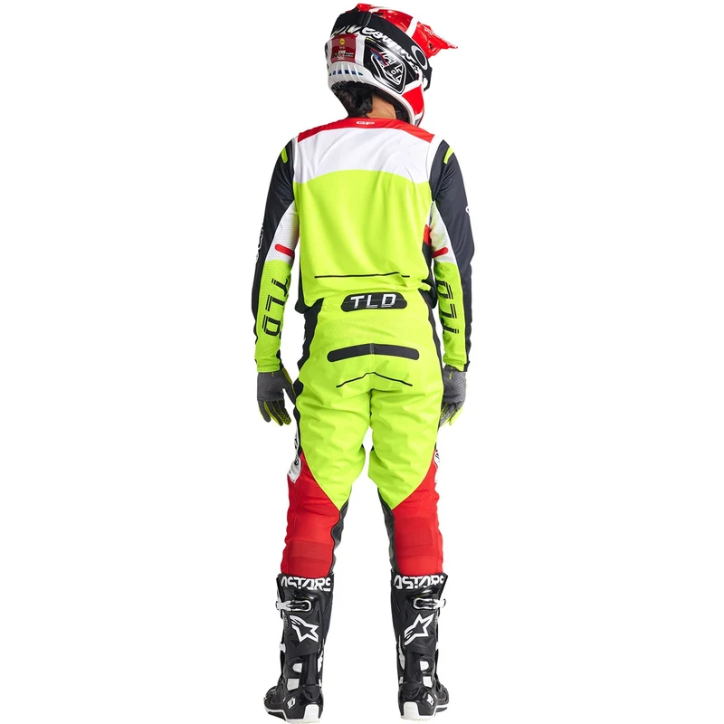 GP Pro Jersey Blends White / Glo Red