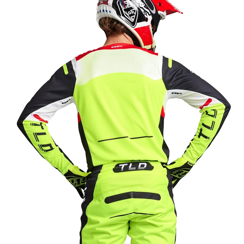 GP Pro Jersey Blends White / Glo Red