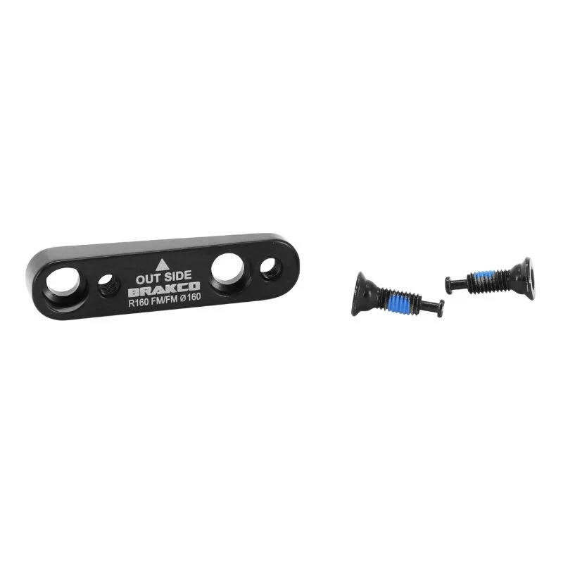 ADAPTATEUR / REHAUSSE FREIN A DISQUE ROUTE FLAT MOUNT ARRIERE BRAKCO ETRIER 140mm POUR DISQUE 160mm