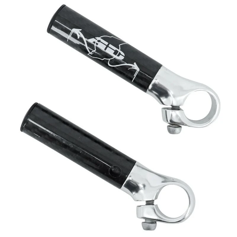 EMBOUT DE CINTRE VTT ALU - CARBONE (PAIRE)