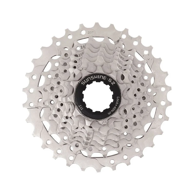 CASSETTE 8V. SHINE 11-30 POUR SHIMANO/SRAM VTT ARGENT (11-13-15-17-20-23-26-30)