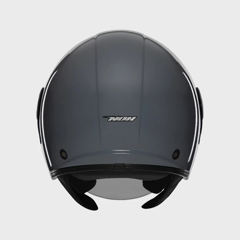 Casque Moto Jet N182 Gris Nardo | NOX