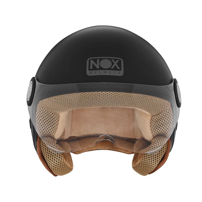 Casque Moto Jet N210 EVO Noir Mat | NOX