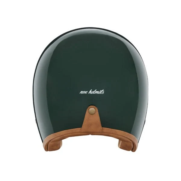 Casque Moto Jet N243 Vert Anglais | NOX