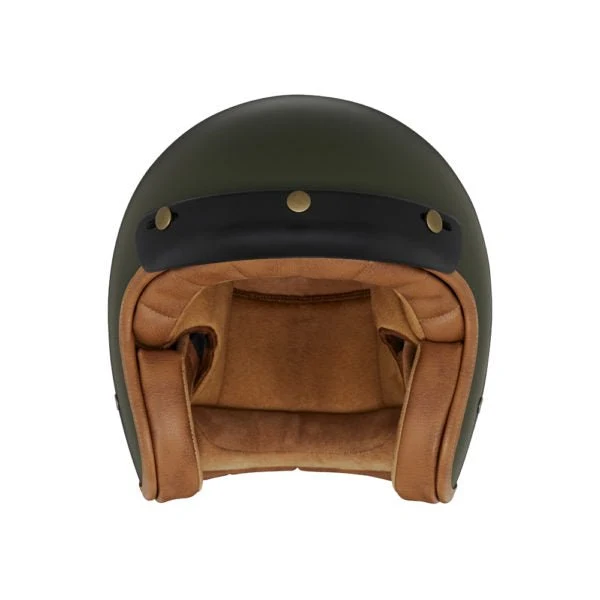 Casque Moto Jet N243 Kaki Mat | NOX