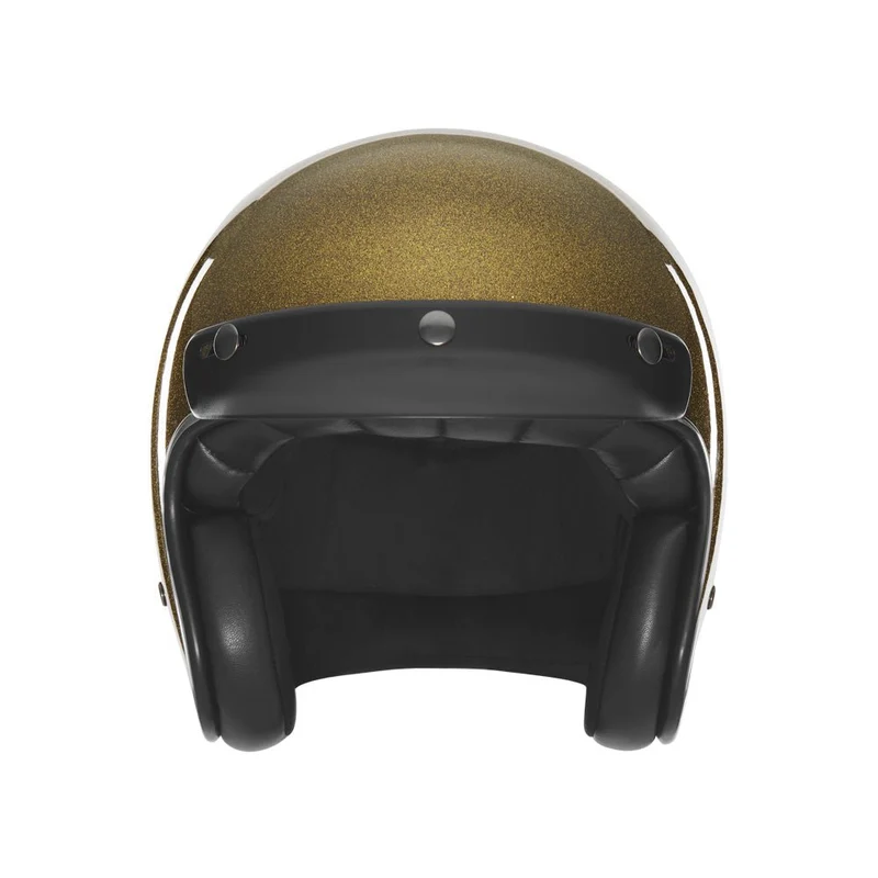 Casque Moto Jet N243 Paillete Or | NOX