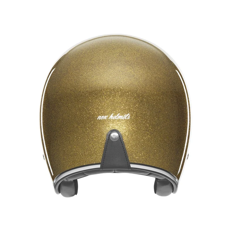 Casque Moto Jet N243 Paillete Or | NOX