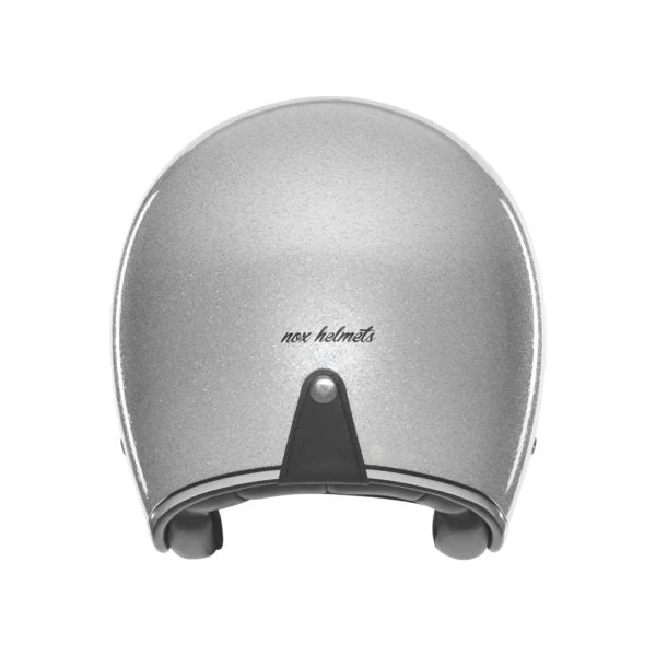 Casque Moto Jet N243 Paillete Argent | NOX