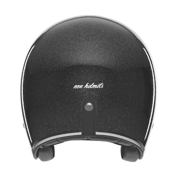 Casque Moto Jet N243 Paillete Noir | NOX