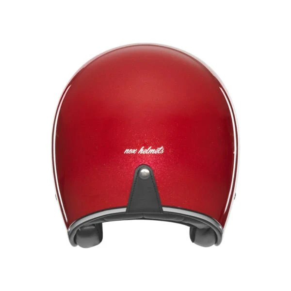 Casque Moto Jet N243 Paillete Rouge | NOX