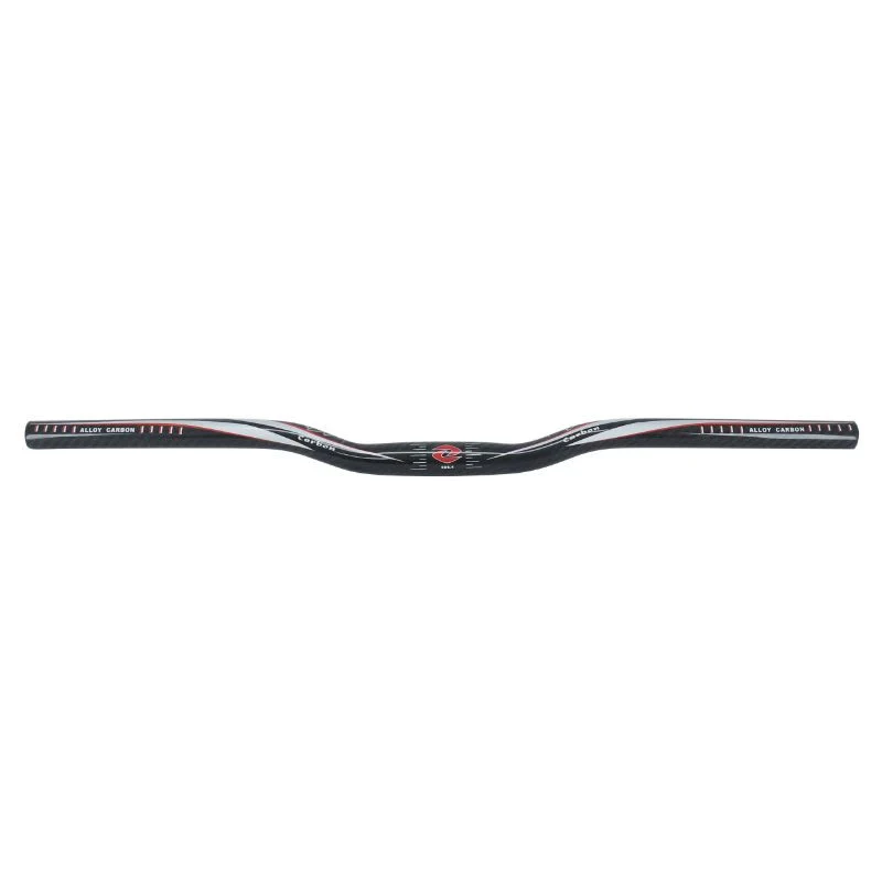 CINTRE VTT DEMI RELEVE CARBONE 25.4mm L620mm (HAUTEUR 20mm)