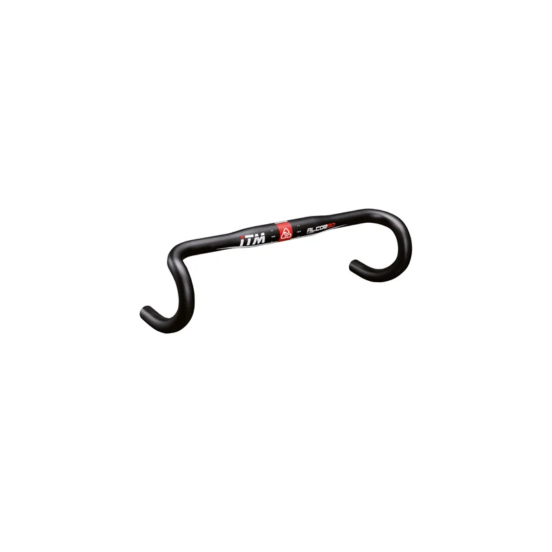 CINTRE ROUTE ITM ALCOR ALU NOIR 31,8 L 42 EXTERIEUR 295g DECO ROUGE/BLANC