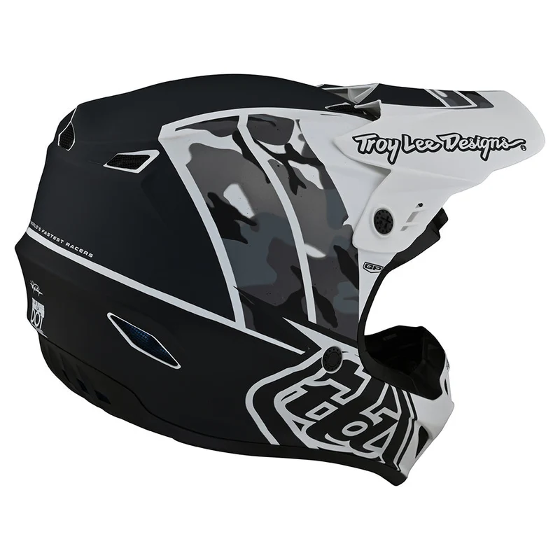 Youth Gp Helmet Nova Camo White