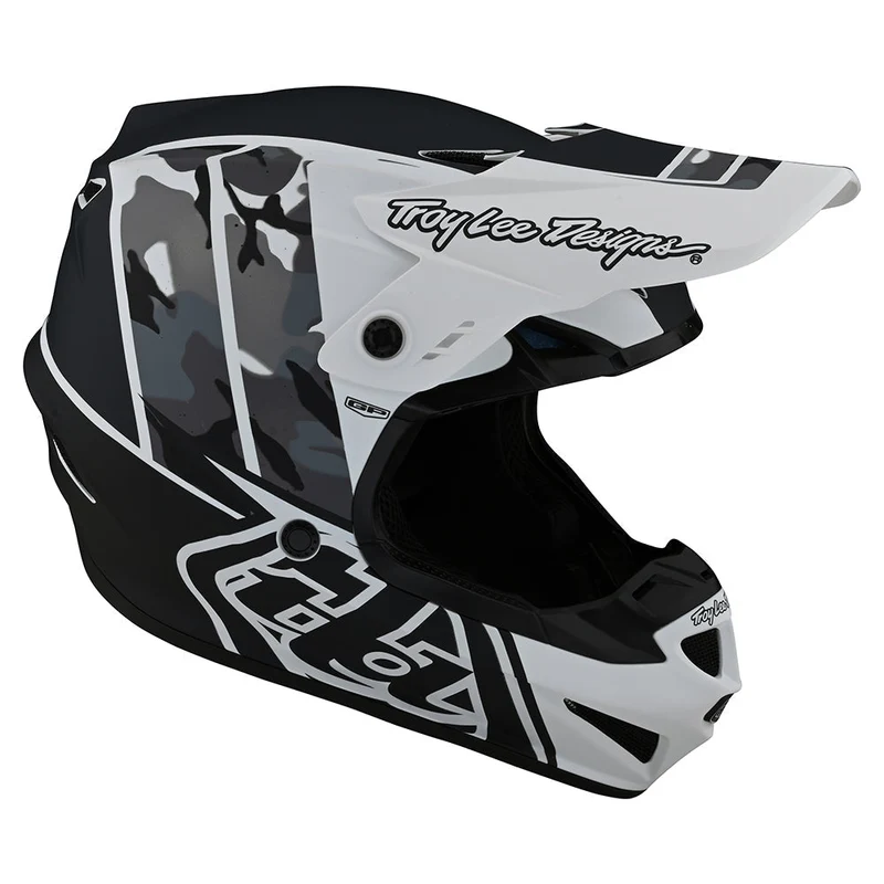 Youth Gp Helmet Nova Camo White