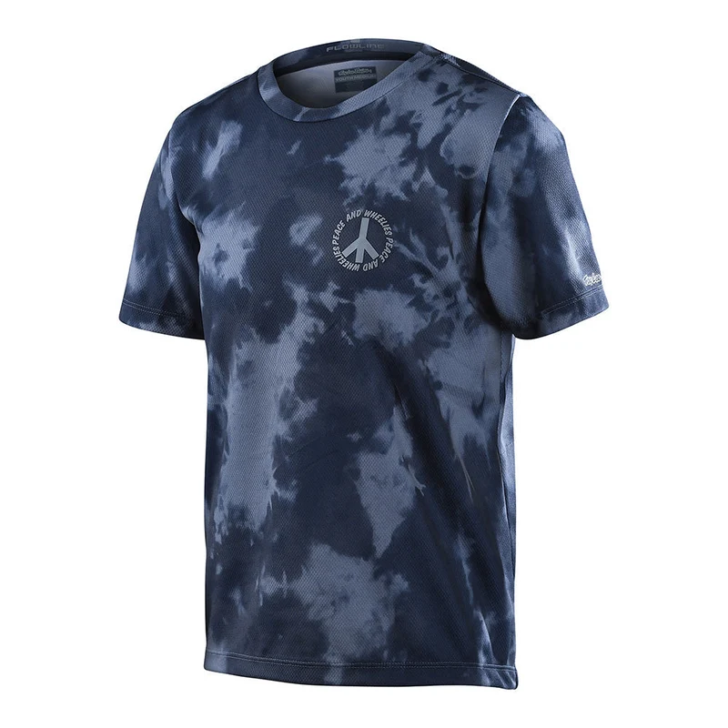 Youth Flowline Short Sleeve Jersey Plot Charcoal