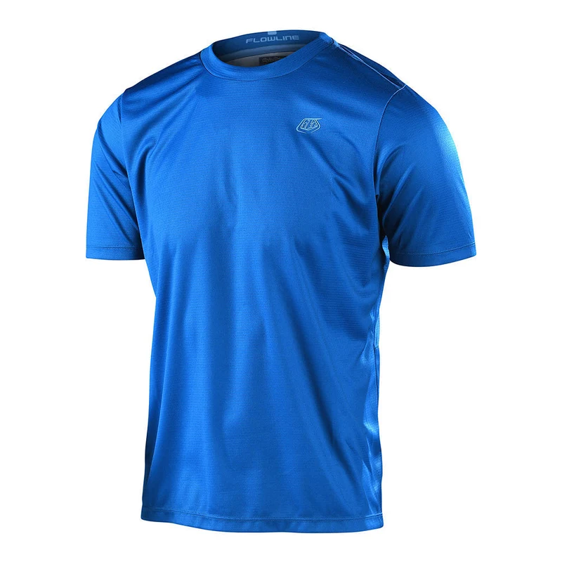 Flowline Short Sleeve Jersey Solid Slate Blue