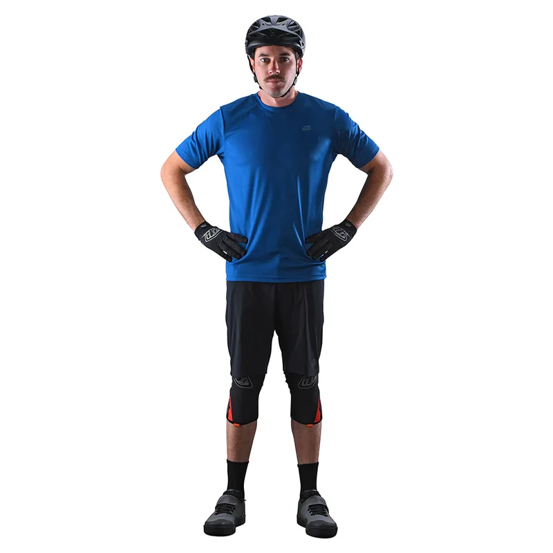 Flowline Short Sleeve Jersey Solid Slate Blue