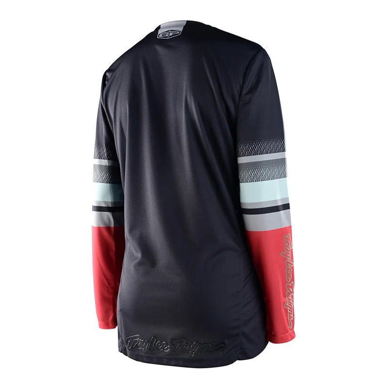 Womens Gp Long Sleeve Jersey Warped Charcoal